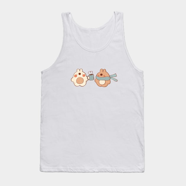 Cozy Bunnies Tank Top by maiadrawss